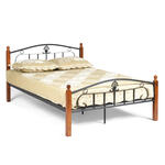 Двуспальная кровать Кровать РУМБА (AT-203)/ RUMBA Wood slat base в Волгодонске