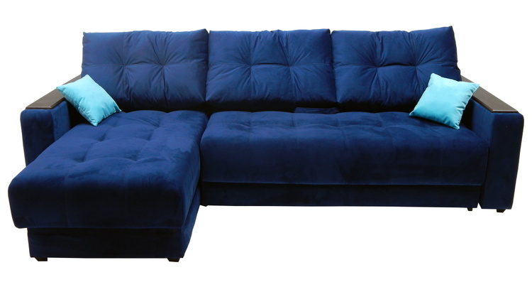 Угловой диван Бонд XL средний с накладкой 5 подушек в Волгодонске