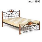  Двуспальная кровать CANZONA Wood slat base в Волгодонске